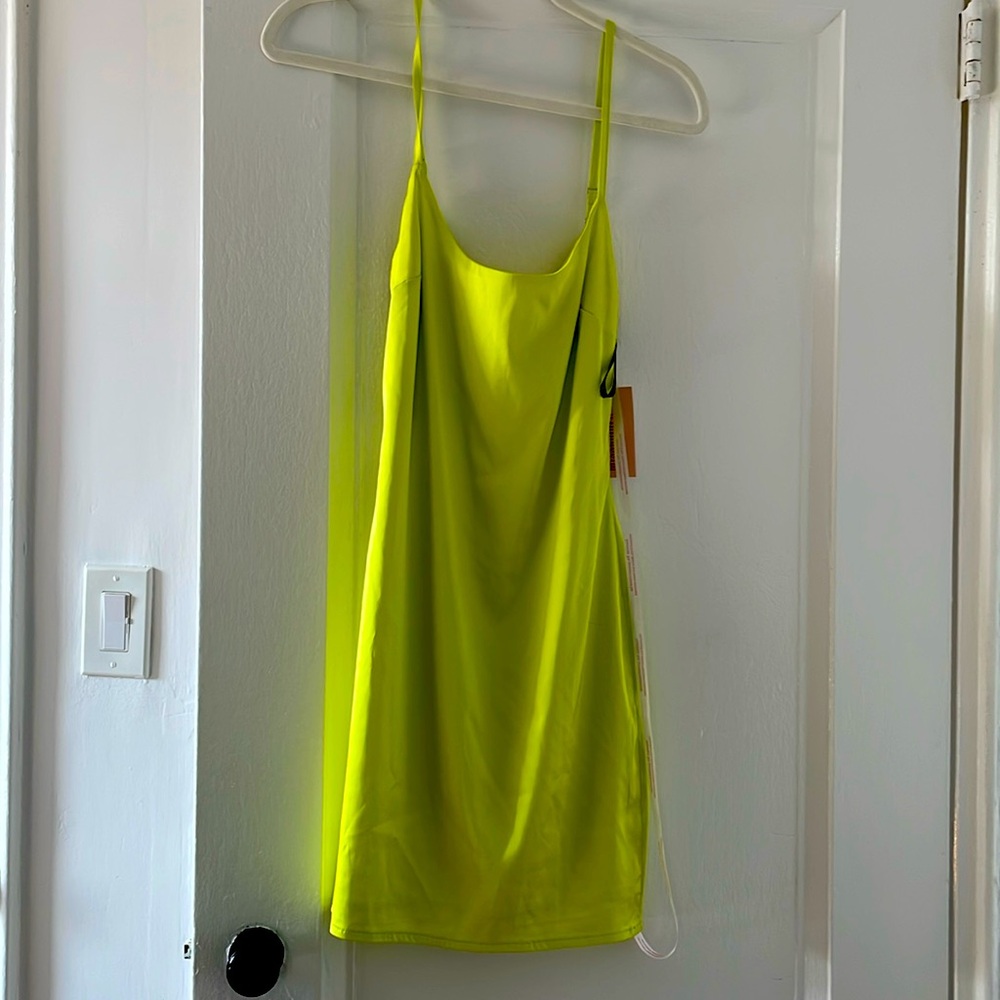 Missguided neon dress